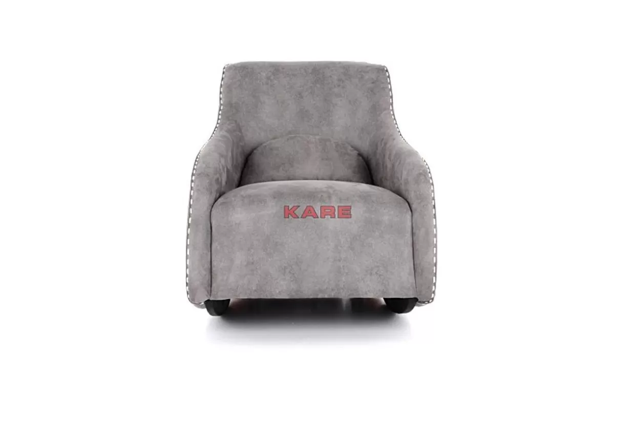 KARE Design Sessel | Schaukelsessel Swing Ritmo Vintage Grey