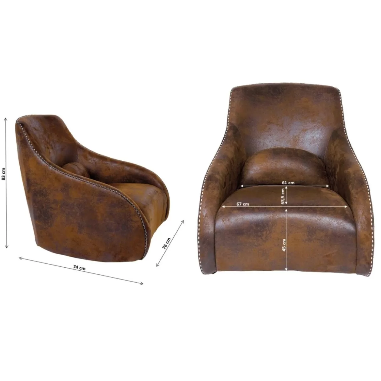 KARE Design Sessel | Schaukelsessel Swing Ritmo Vintage Smart