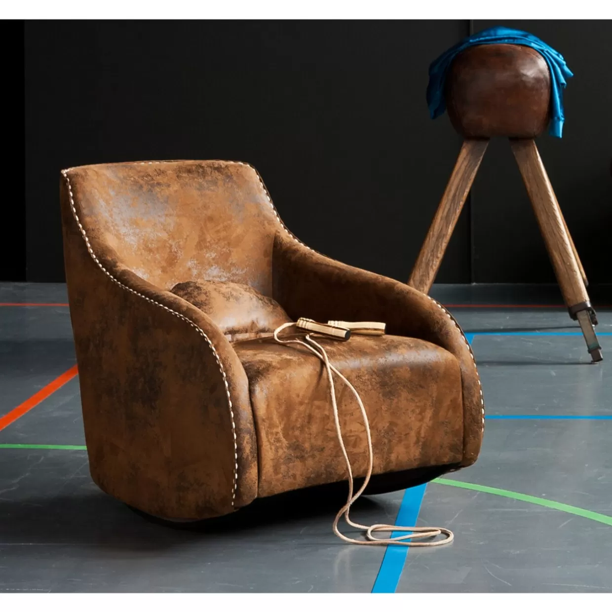 KARE Design Sessel | Schaukelsessel Swing Ritmo Vintage Smart