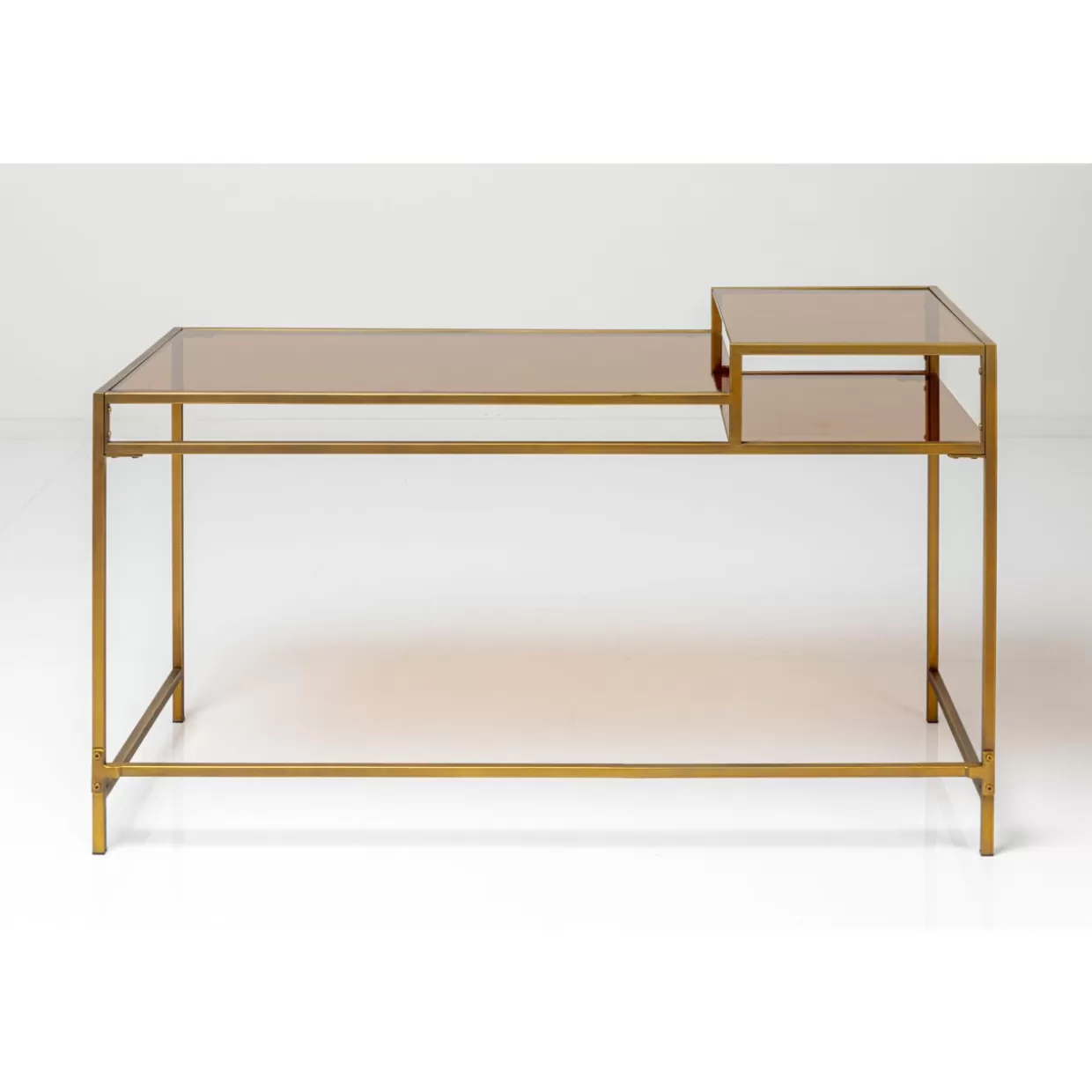 KARE Design Tische | Schreibtisch Loft Gold 134X60Cm