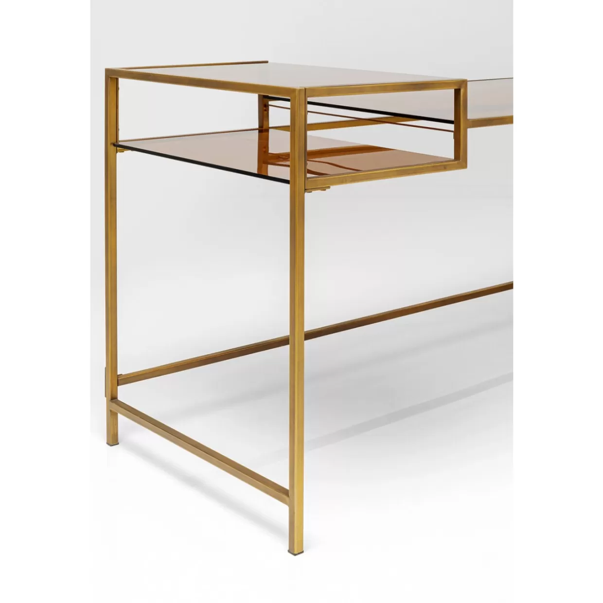 KARE Design Tische | Schreibtisch Loft Gold 134X60Cm