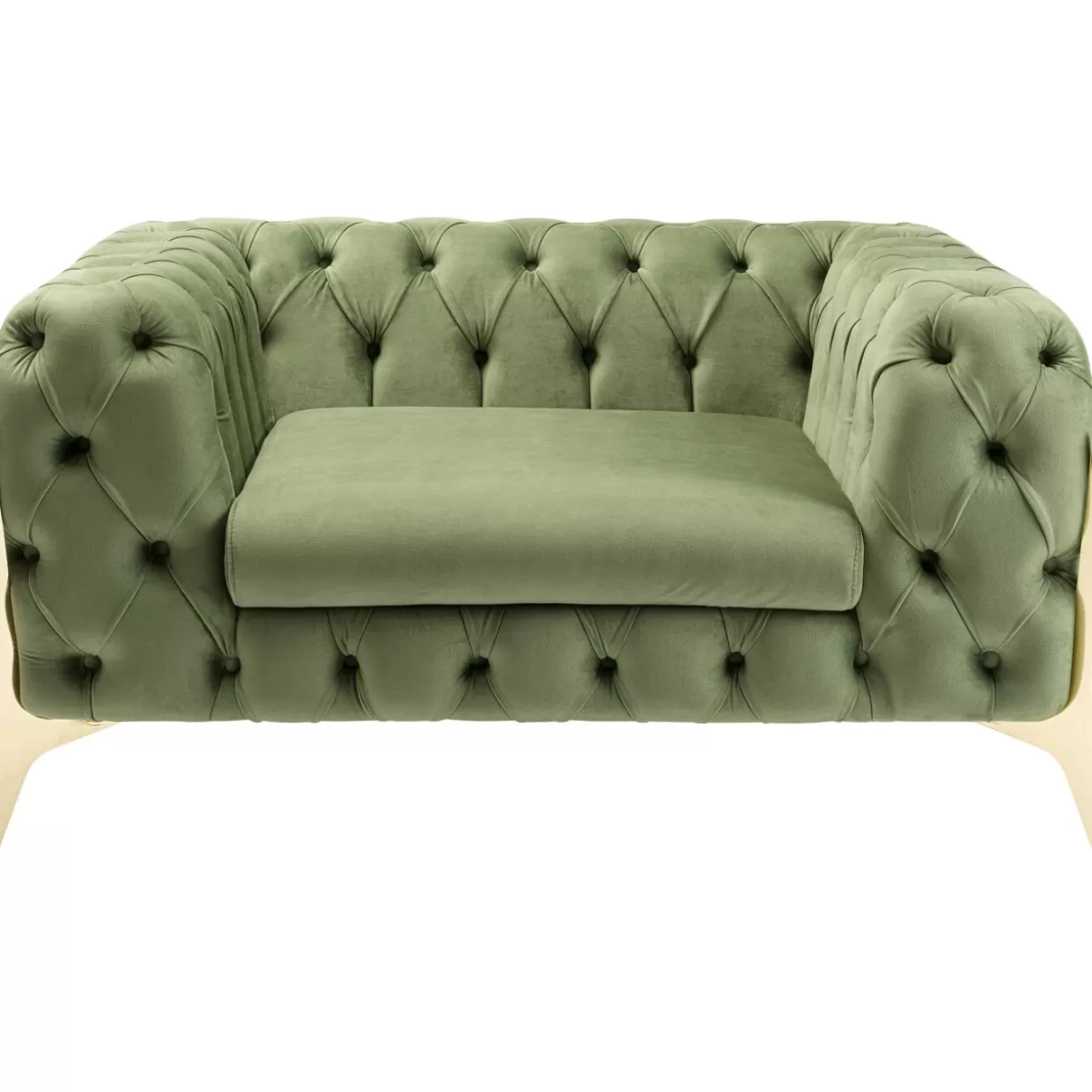 KARE Design Sessel | Sessel Bellissima Velvet Grun 120Cm