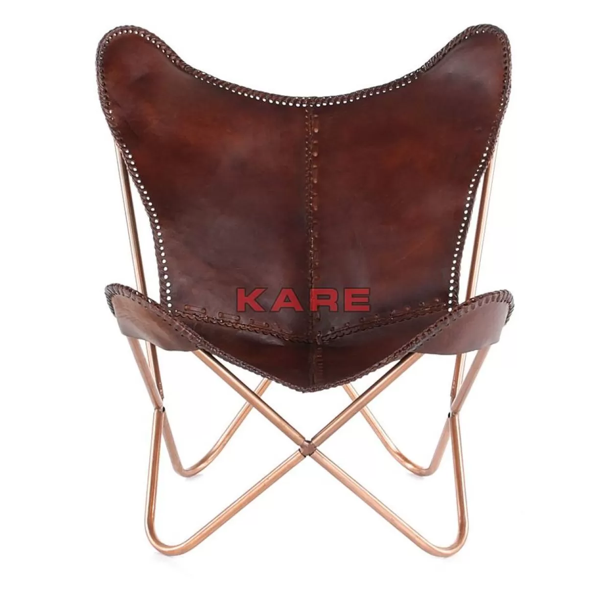 KARE Design Sessel | Sessel Butterfly Braun