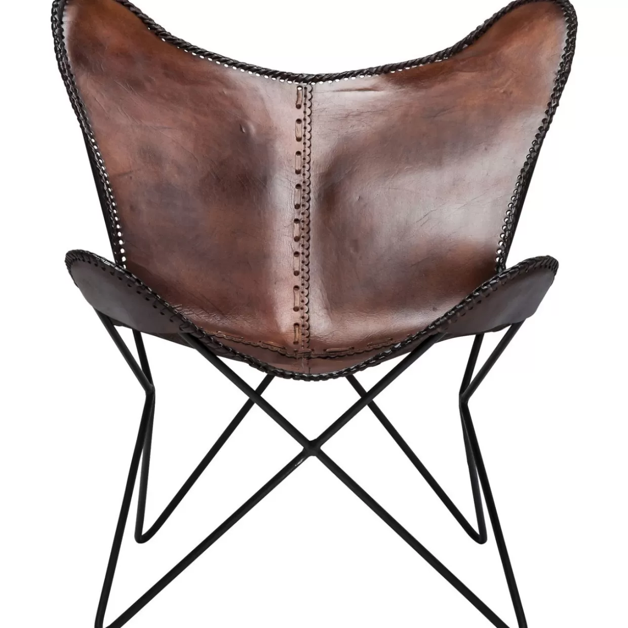 KARE Design Sessel | Sessel Butterfly Brown Econo