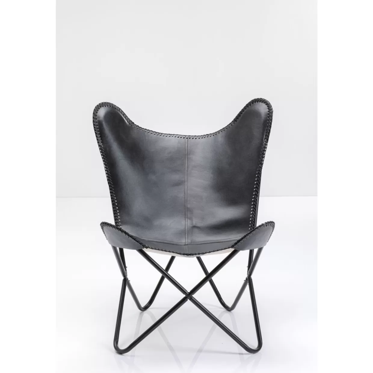 KARE Design Sessel | Sessel California Leder Schwarz