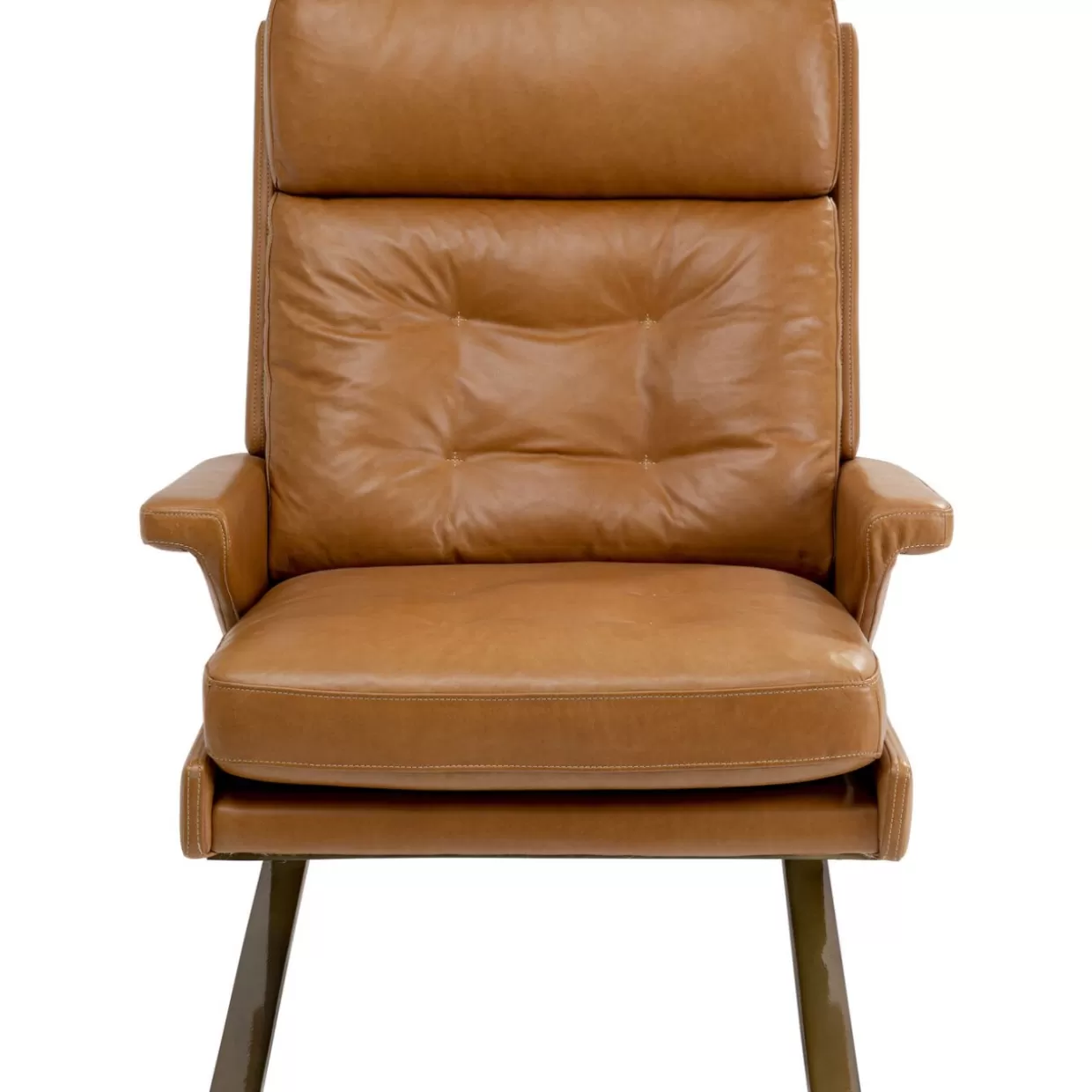 KARE Design Sessel | Sessel Mit Hocker Breno Braun