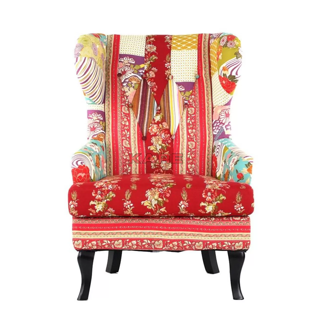 KARE Design Sessel | Sessel Patchwork Red