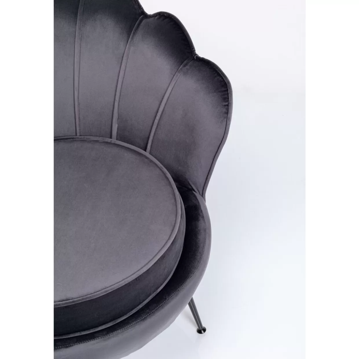 KARE Design Sessel | Sessel Water Lily Black Grau