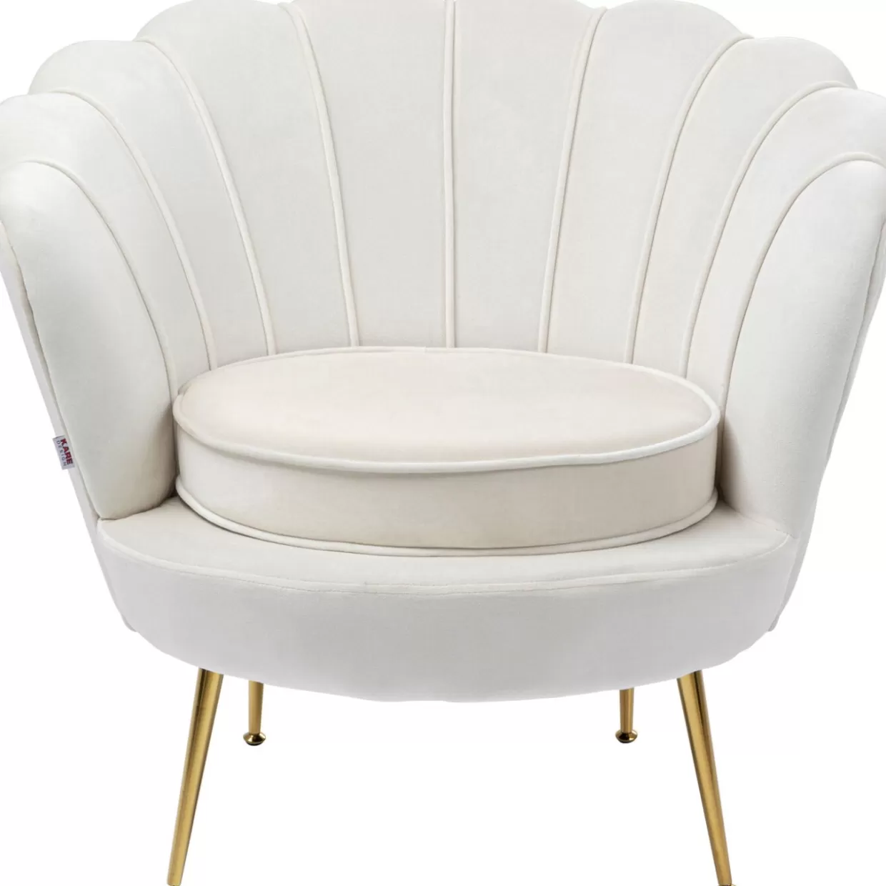 KARE Design Sessel | Sessel Water Lily Gold Beige