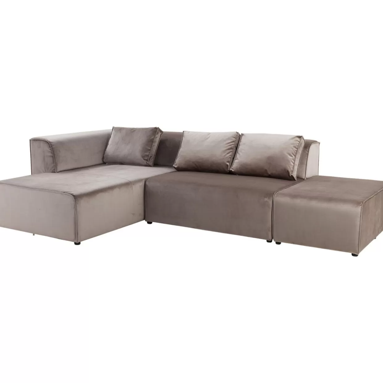 KARE Design Sofas & Couches | Sofa Infinity Velvet Taupe Links