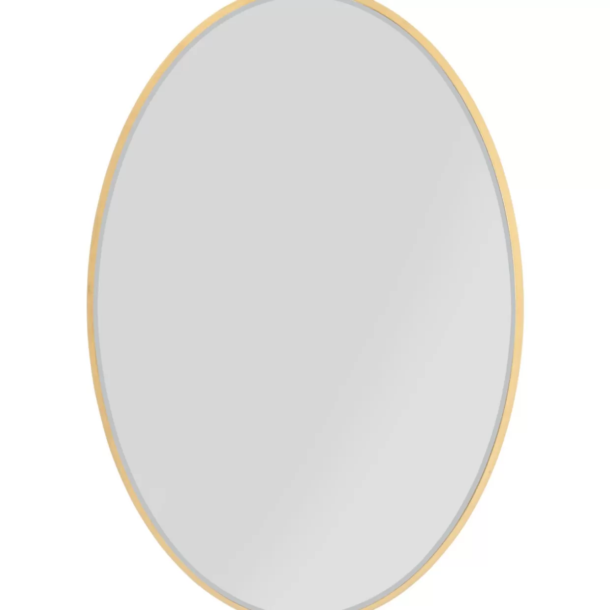 KARE Design Spiegel | Spiegel Jetset Oval Gold 94X64Cm