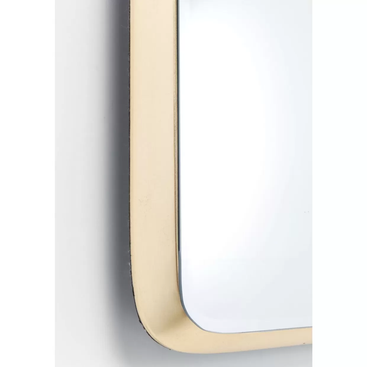 KARE Design Spiegel | Spiegel Jetset Square Gold 94X64Cm