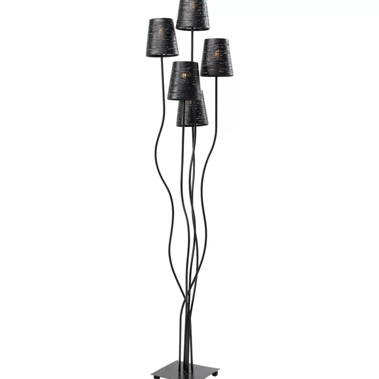 KARE Design Steh & Bodenleuchten | Stehleuchte Flexible Black Cinque