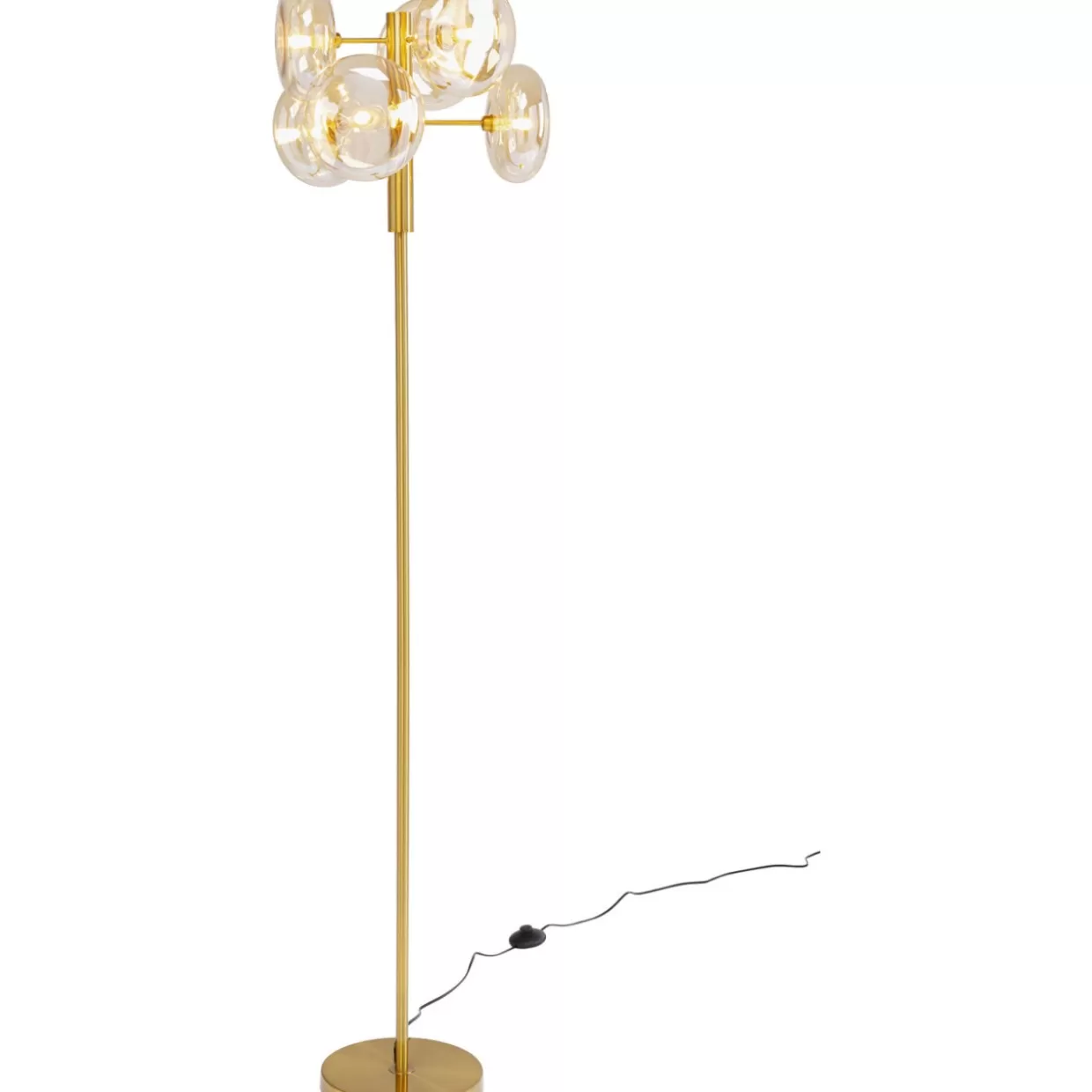 KARE Design Steh & Bodenleuchten | Stehleuchte Headlight Brass 163Cm