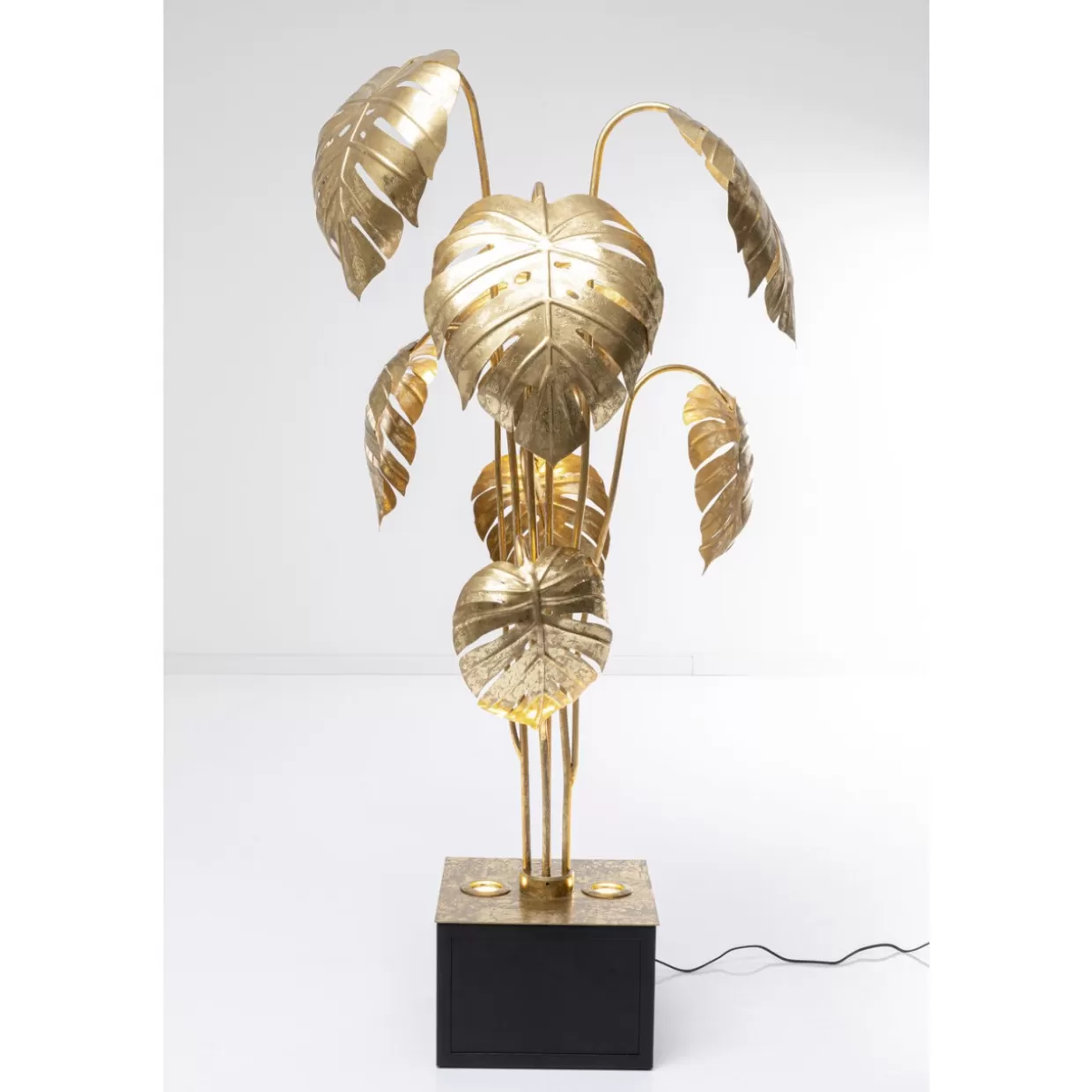KARE Design Steh & Bodenleuchten | Stehleuchte Leaf Monstera 149Cm