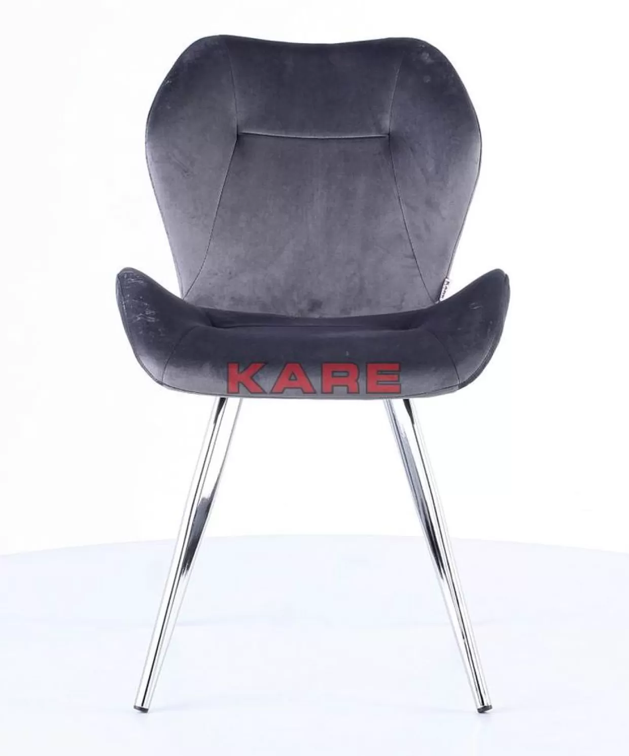 KARE Design Stühle | Stuhl Viva Grau Chrom
