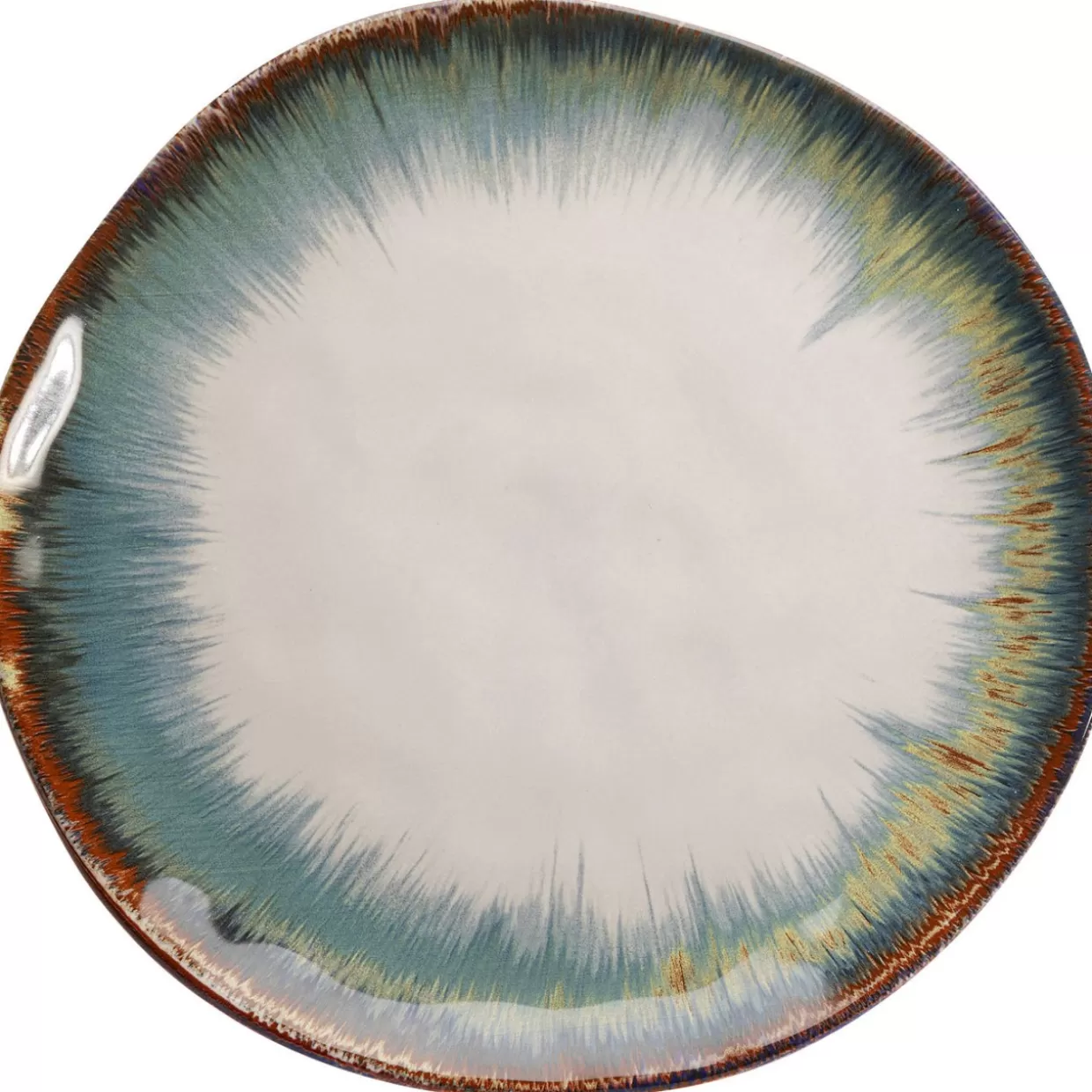 KARE Design Geschirr & Tischaccessoires | Teller Laguna Blau O26Cm
