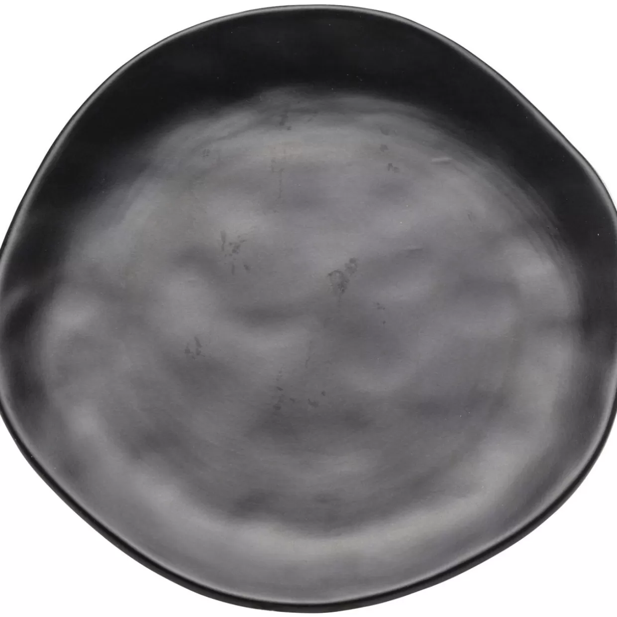 KARE Design Geschirr & Tischaccessoires | Teller Organic Black O20Cm