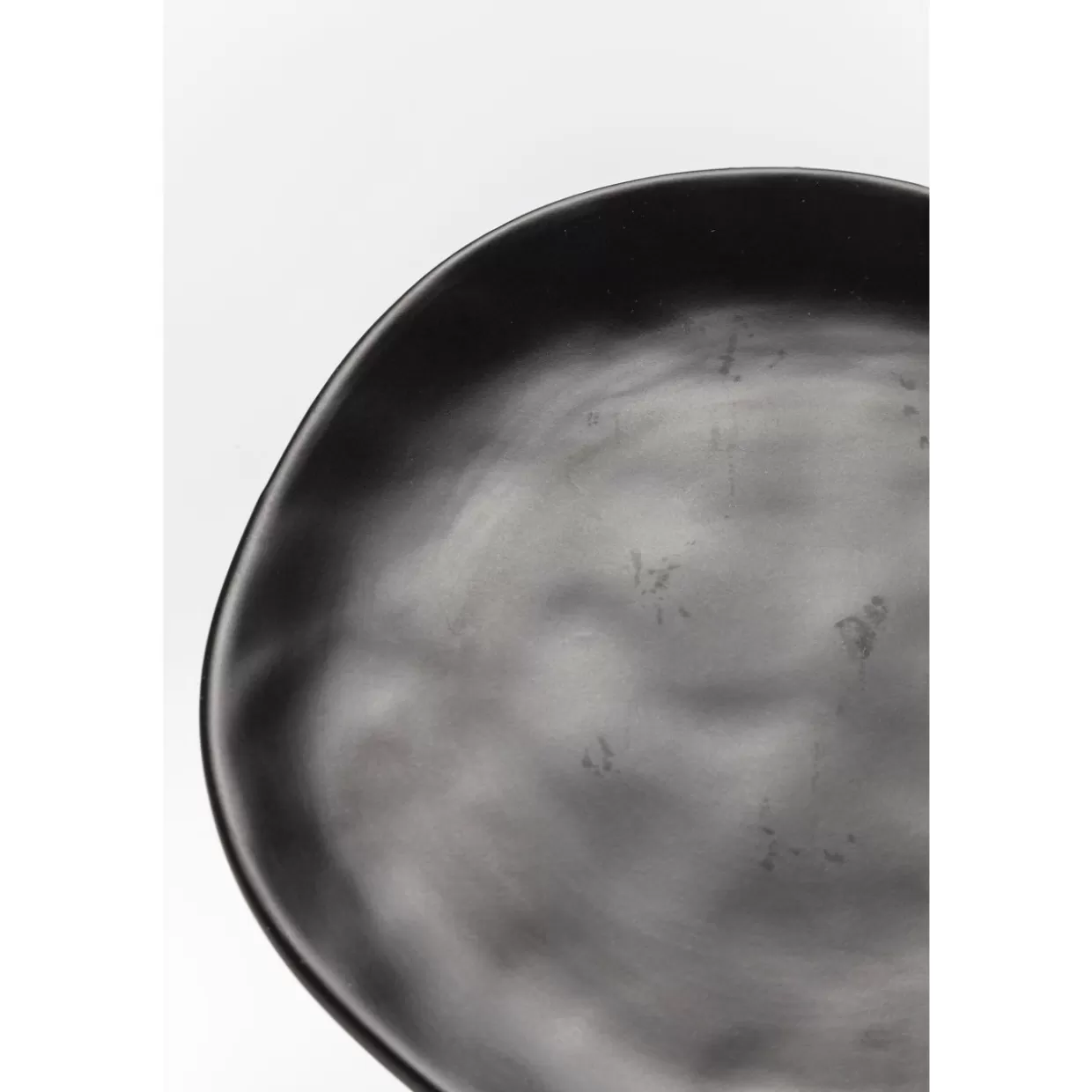KARE Design Geschirr & Tischaccessoires | Teller Organic Black O20Cm