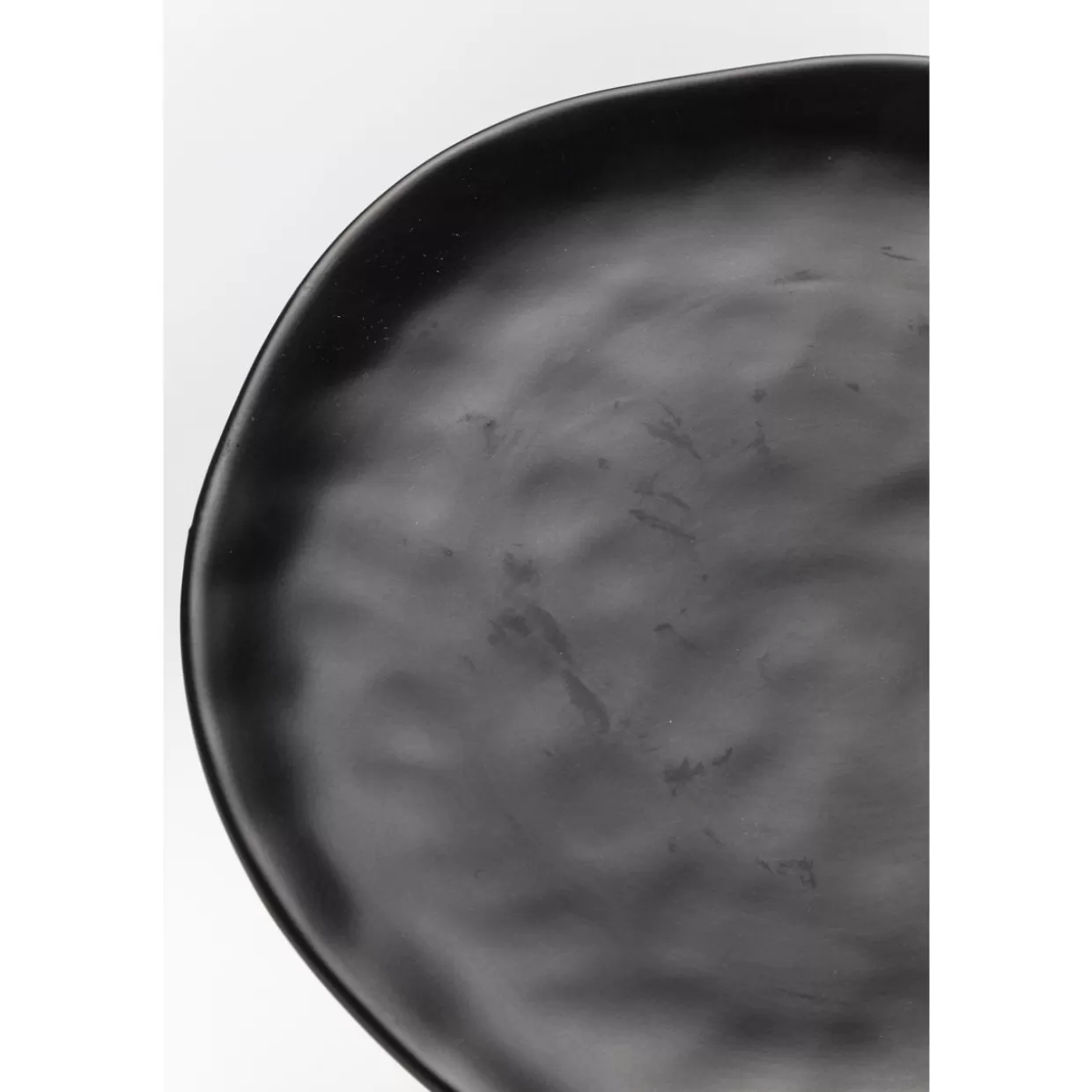 KARE Design Geschirr & Tischaccessoires | Teller Organic Black O26Cm