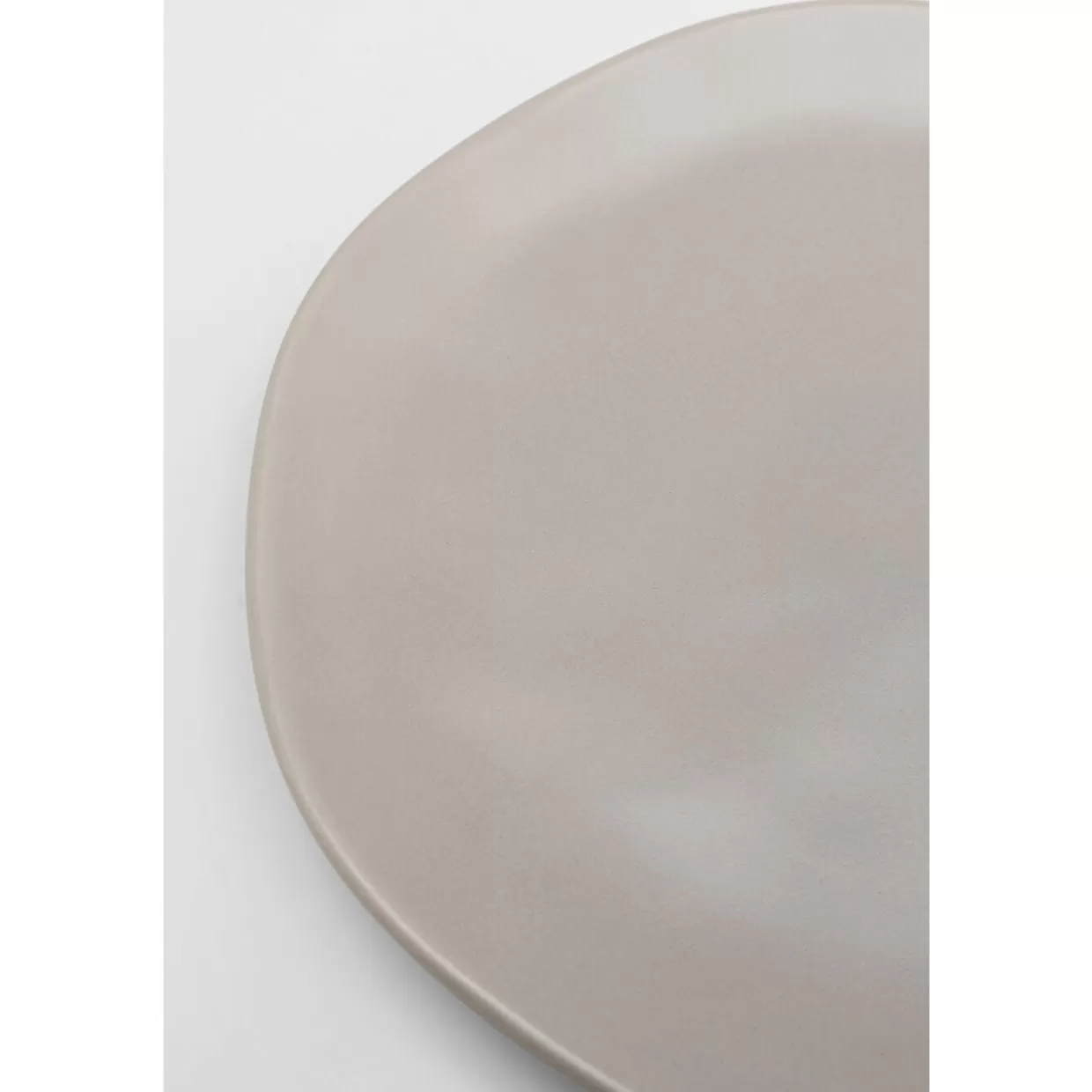 KARE Design Geschirr & Tischaccessoires | Teller Organic Grau O20Cm