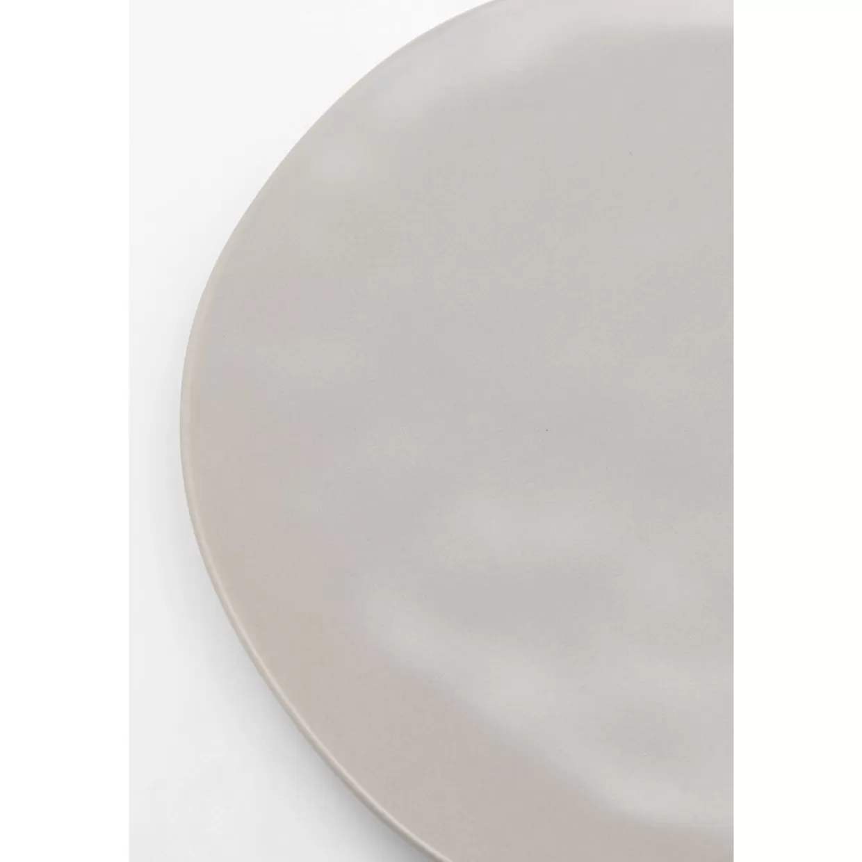 KARE Design Geschirr & Tischaccessoires | Teller Organic Grau O26Cm
