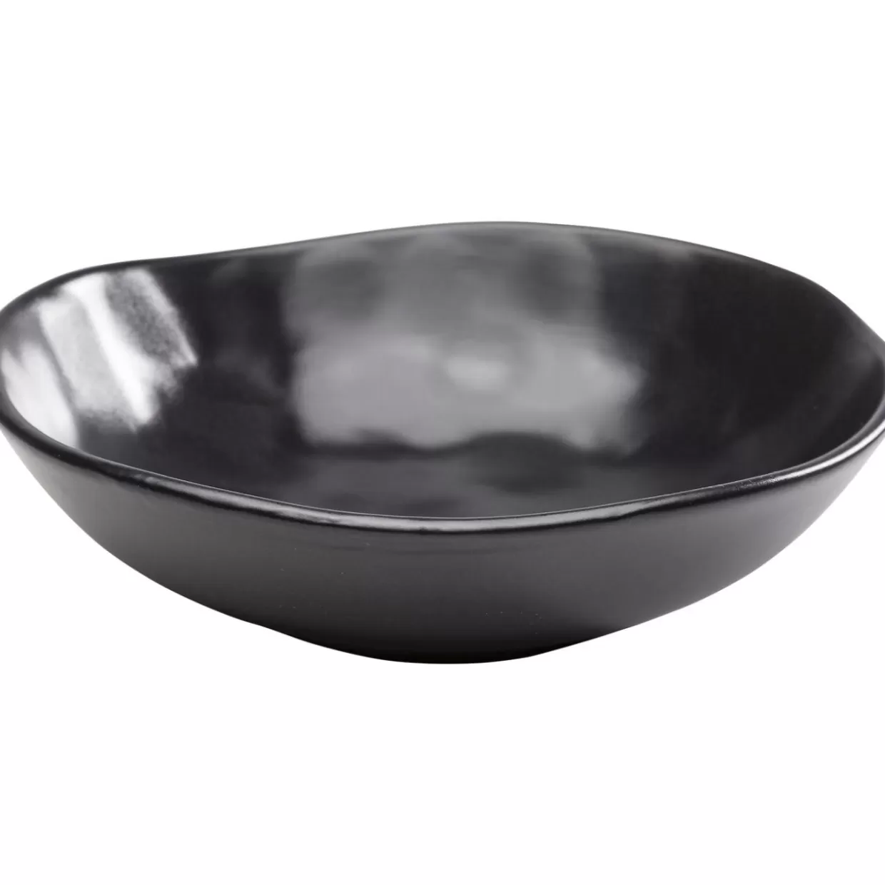 KARE Design Geschirr & Tischaccessoires | Teller Tief Organic Black O22Cm