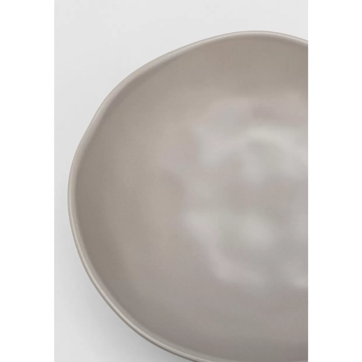 KARE Design Geschirr & Tischaccessoires | Teller Tief Organic Grau O21Cm