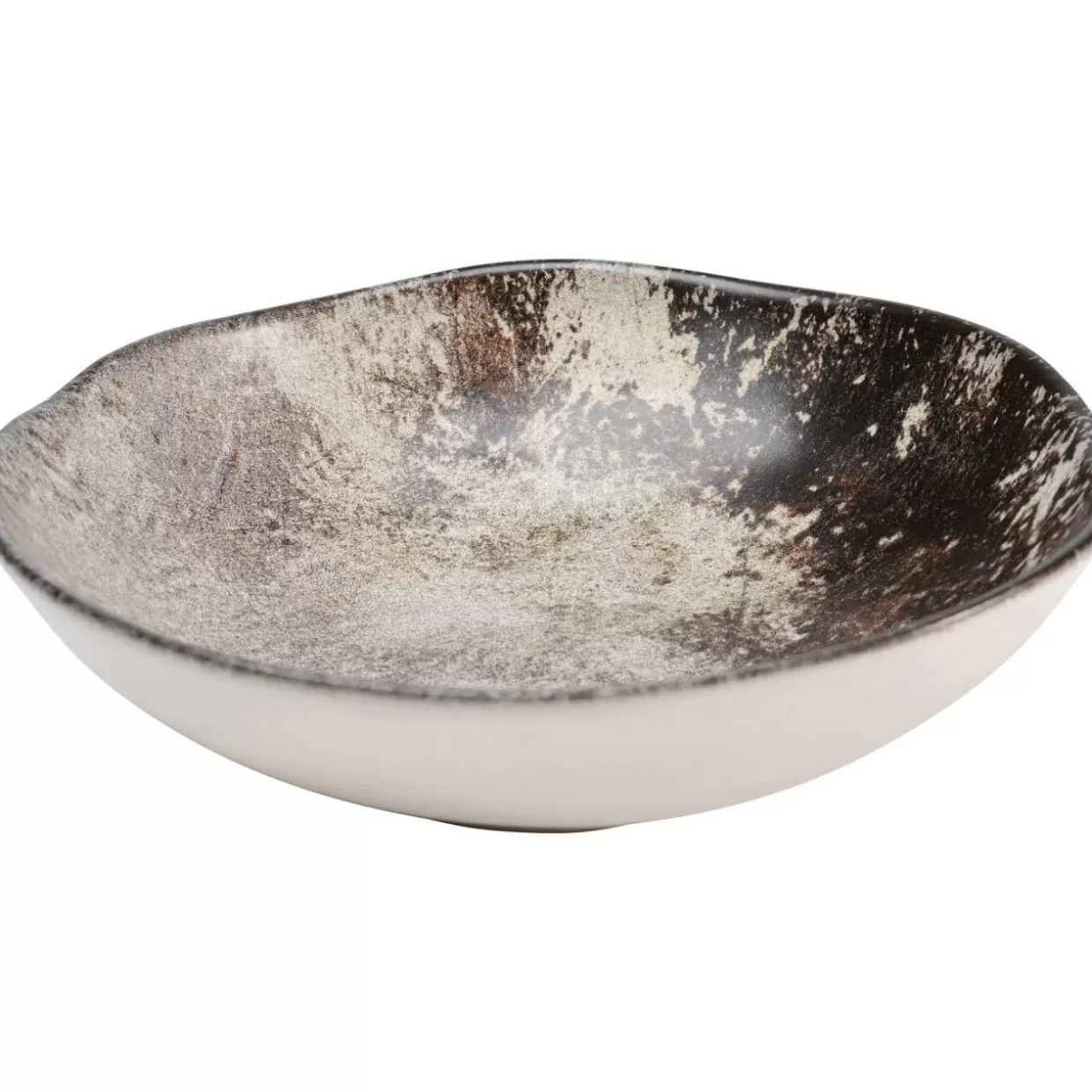 KARE Design Geschirr & Tischaccessoires | Teller Tief Savannah Braun/Grau Matt O20Cm