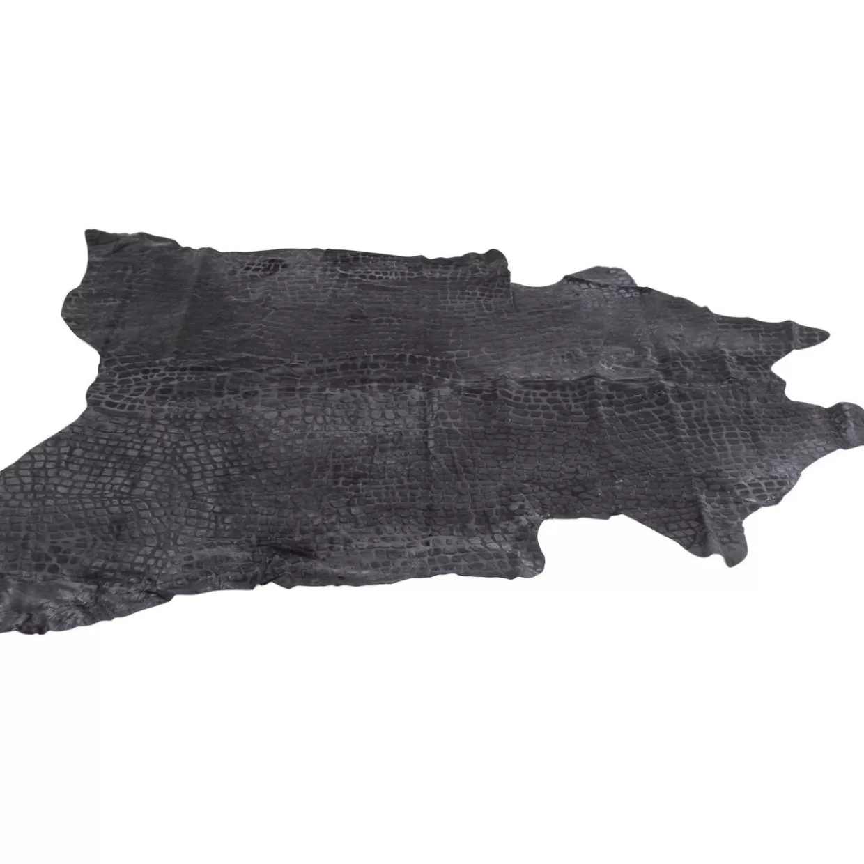 KARE Design Teppiche | Teppich Croco Schwarz