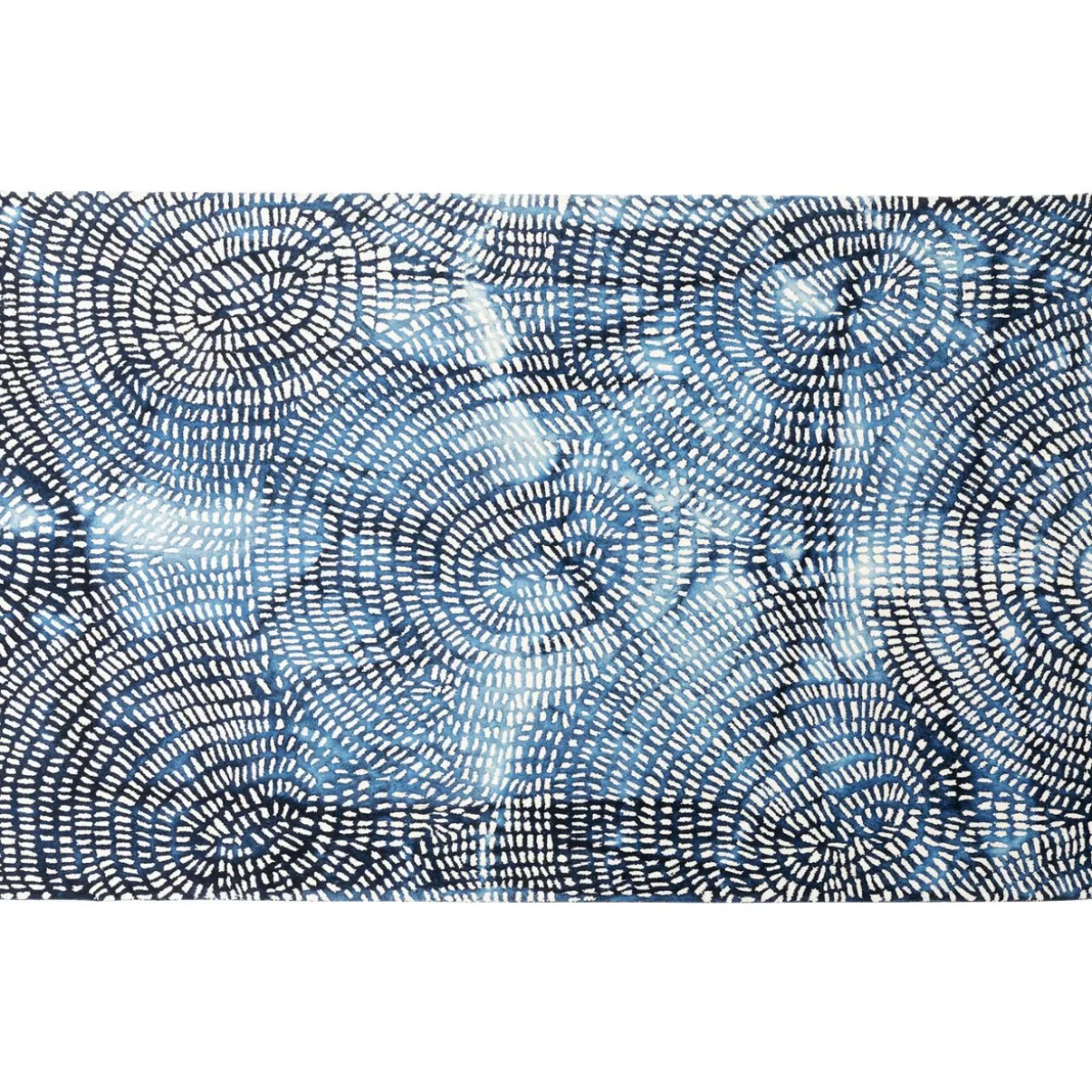KARE Design Teppiche | Teppich Stamp Blau 200X300Cm