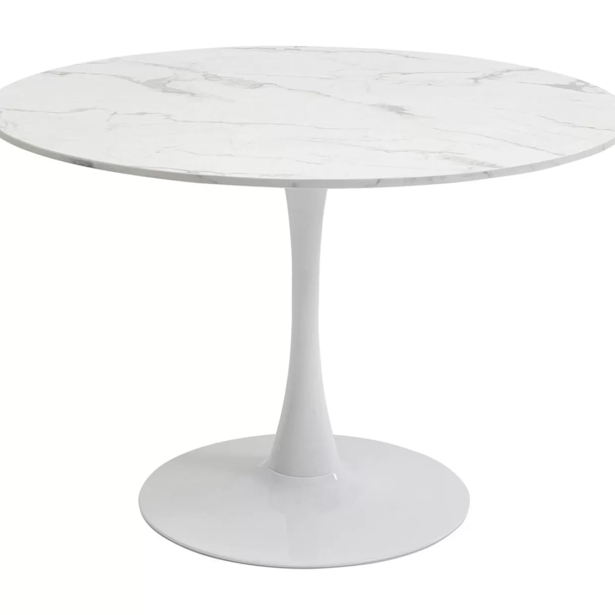 KARE Design Tische | Tisch Schickeria Marmor Weis O110Cm