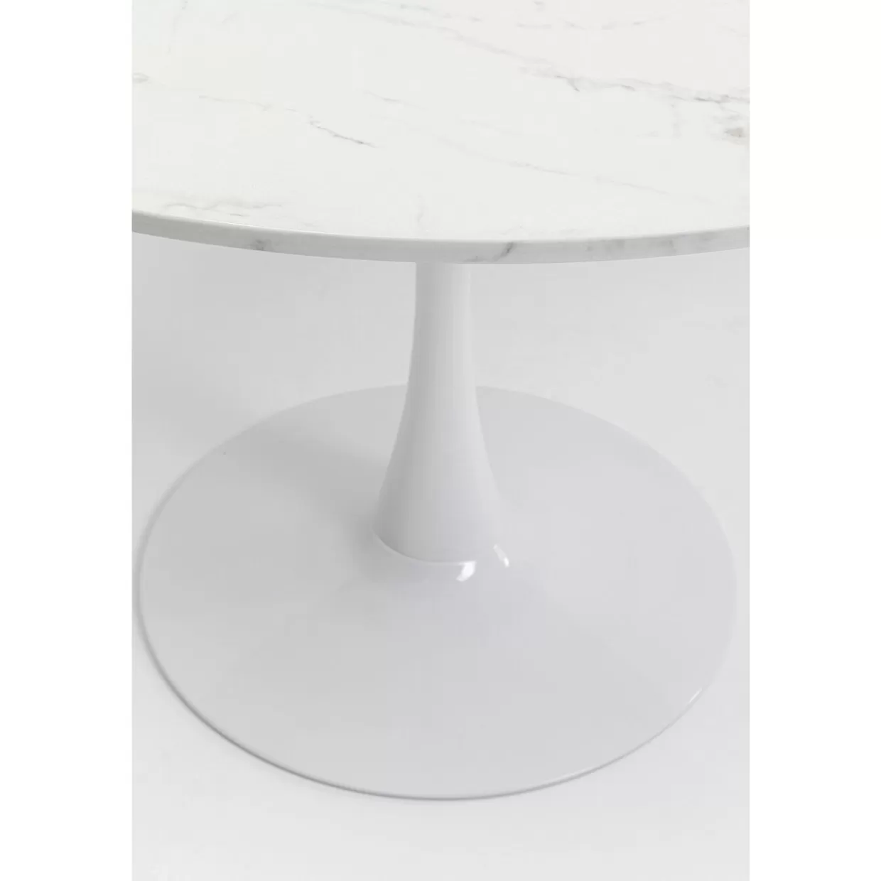 KARE Design Tische | Tisch Schickeria Marmor Weis O110Cm