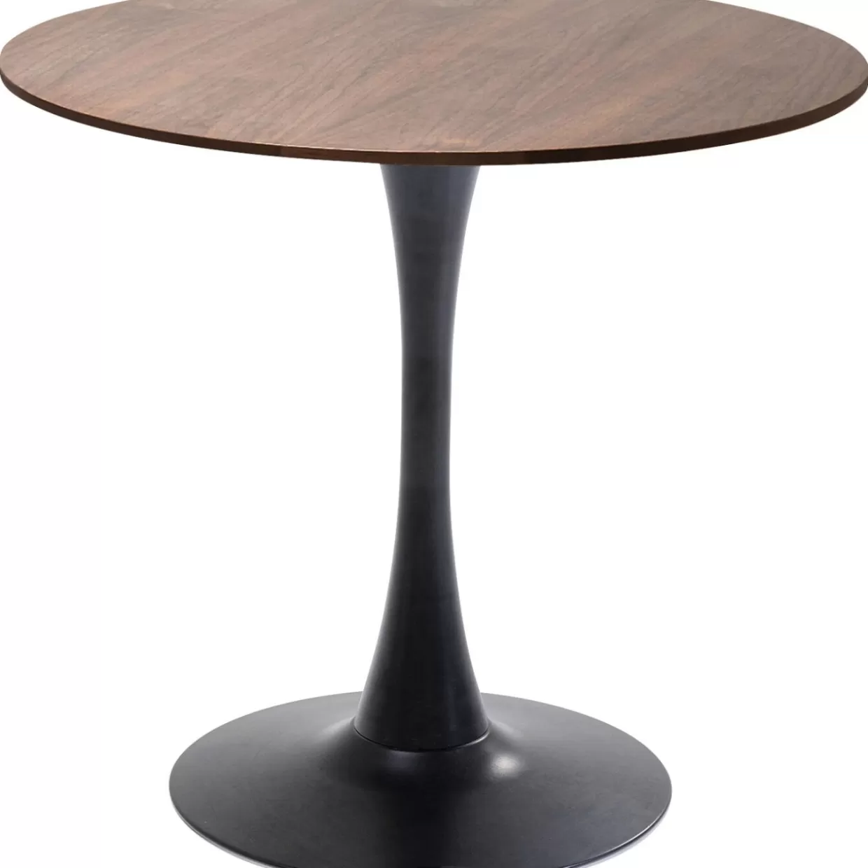 KARE Design Tische | Tisch Schickeria Walnuss Schwarz O80Cm
