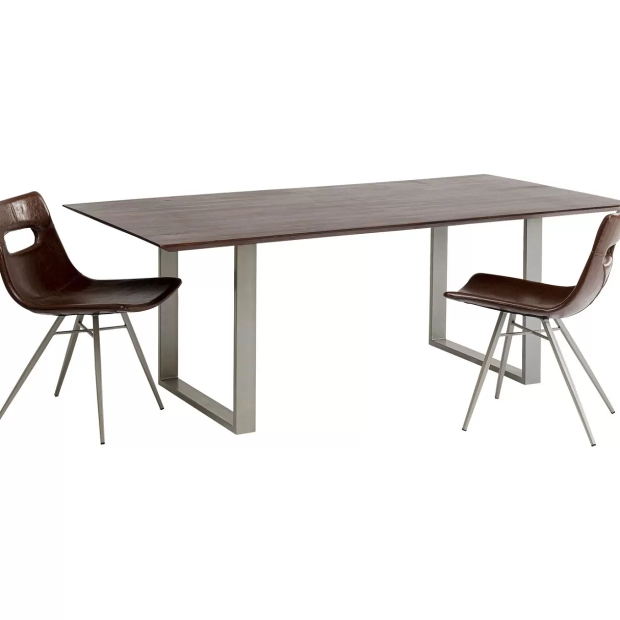 KARE Design Tische | Tisch Symphony Dunkel Silber 160X80
