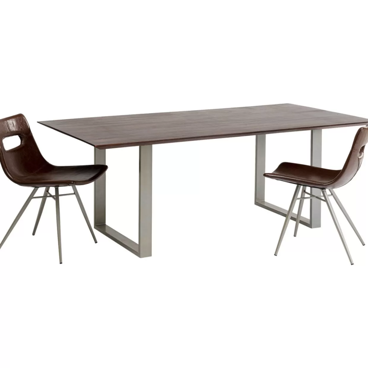 KARE Design Tische | Tisch Symphony Dunkel Silber 200X100