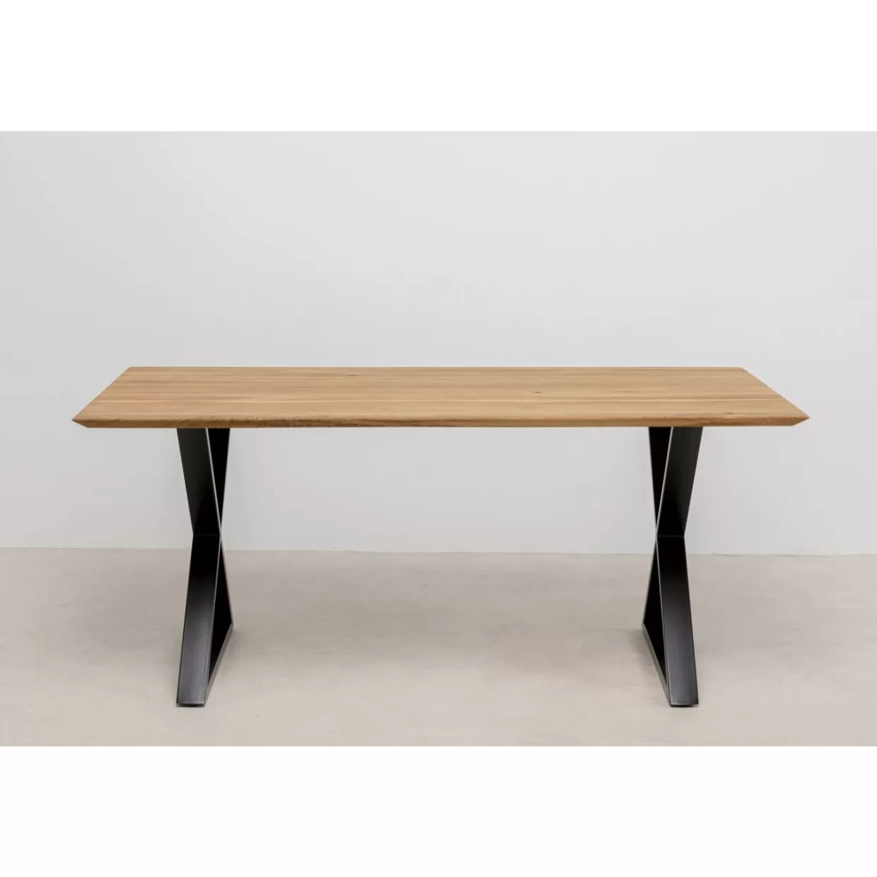 KARE Design Tische | Tisch Symphony Eiche Cross Schwarz 180X90Cm