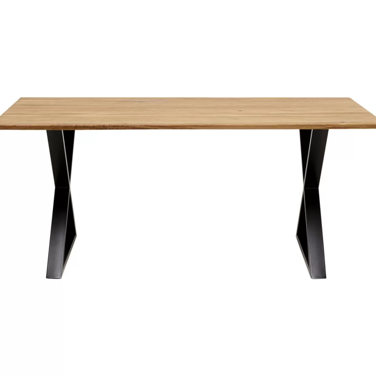 KARE Design Tische | Tisch Symphony Eiche Cross Schwarz 200X100Cm
