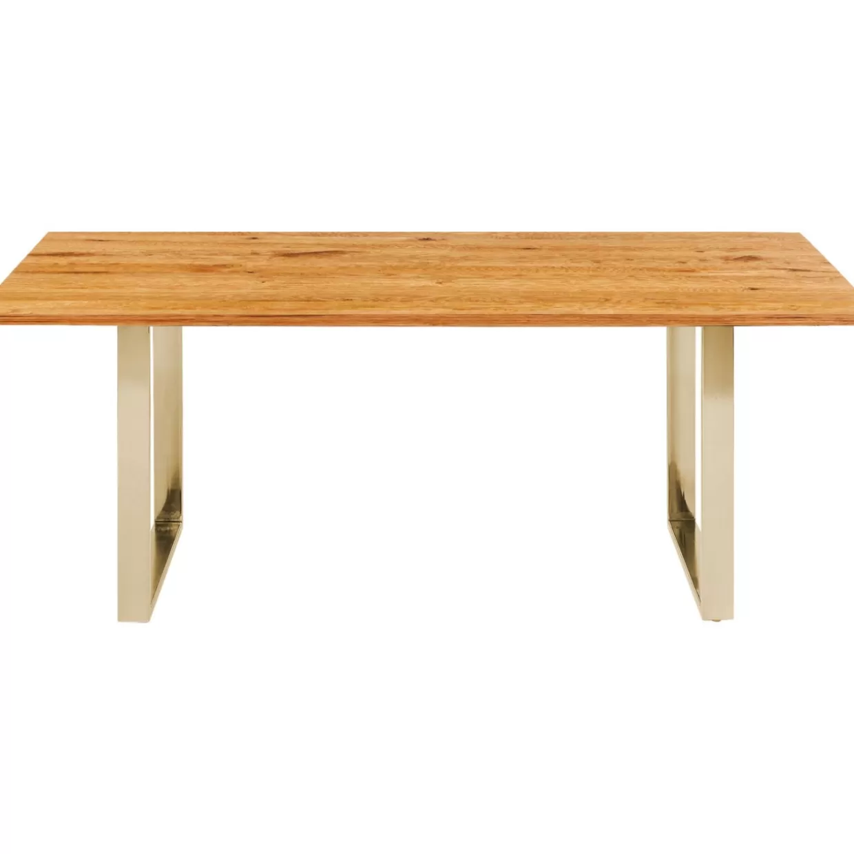 KARE Design Tische | Tisch Symphony Eiche Messing 160X80