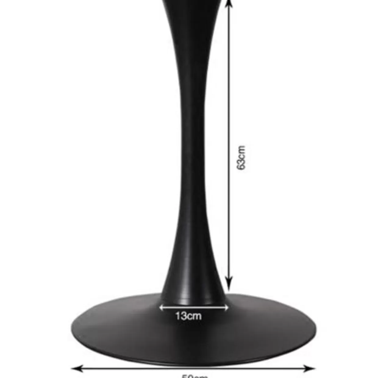 KARE Design Tische | Tischgestell Schickeria Schwarz O80Cm