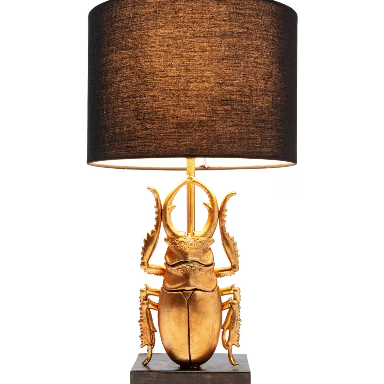 KARE Design Tischleuchten | Tischleuchte Animal Beetle Gold 42Cm