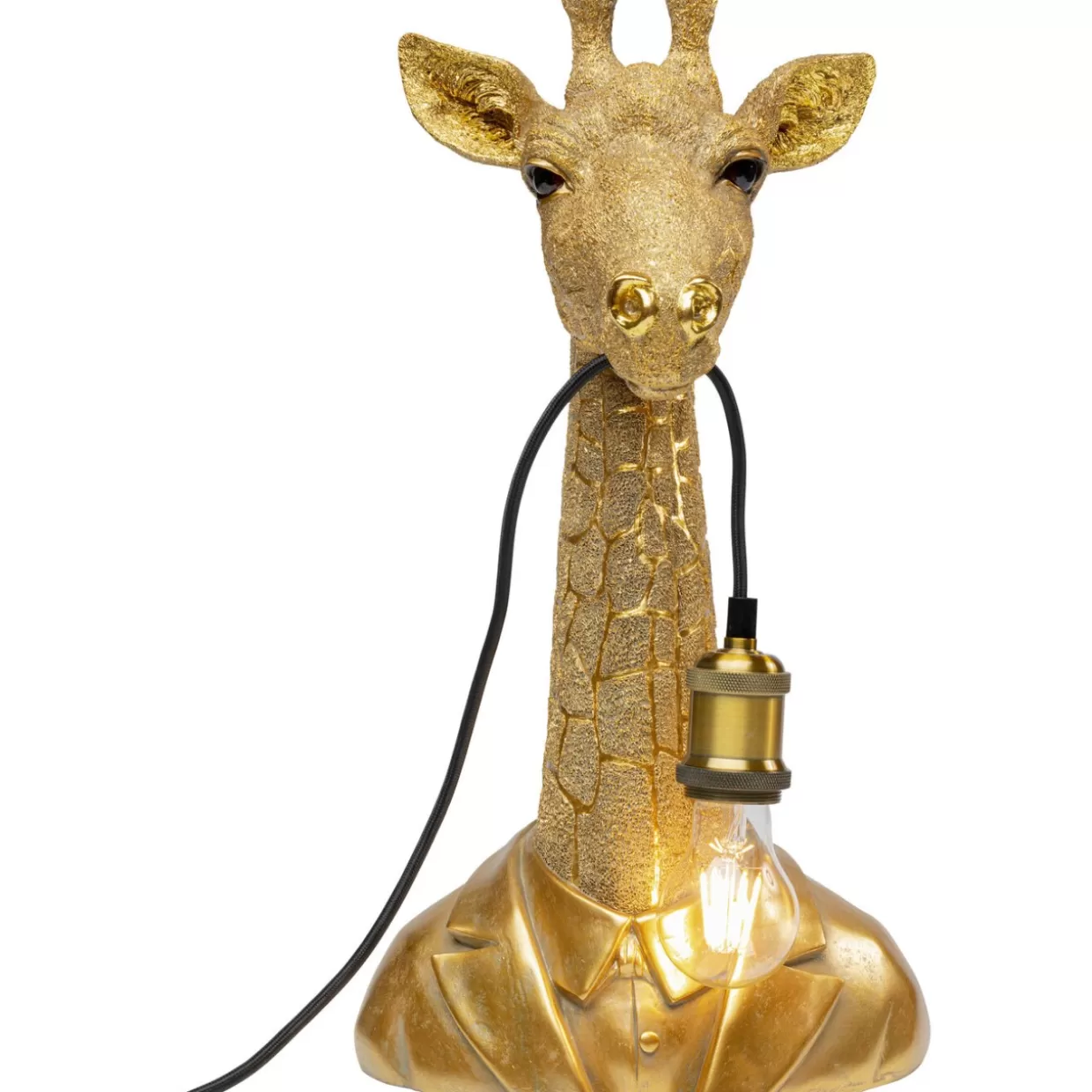 KARE Design Tischleuchten | Tischleuchte Animal Giraffe Gold 50Cm