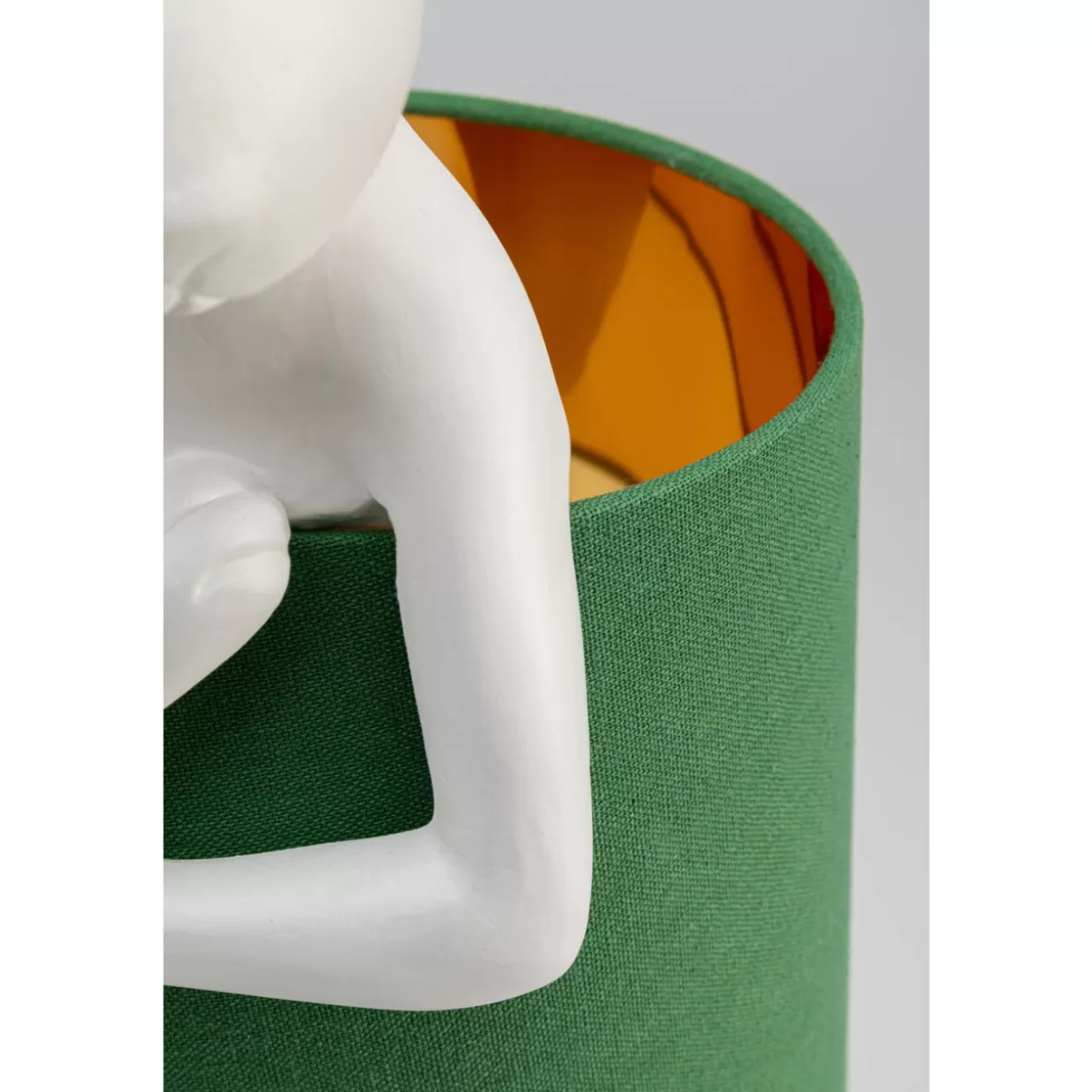 KARE Design Tischleuchten | Tischleuchte Animal Rabbit Weis/Grun 68Cm