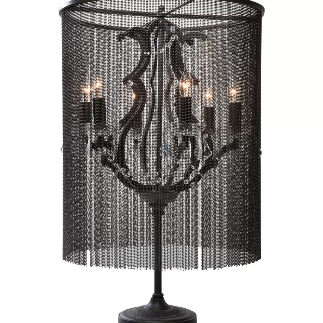 KARE Design Tischleuchten | Tischleuchte Chandelier Chain O53Cm
