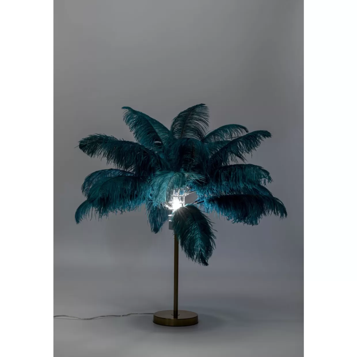 KARE Design Tischleuchten | Tischleuchte Feather Palm Grun 60Cm