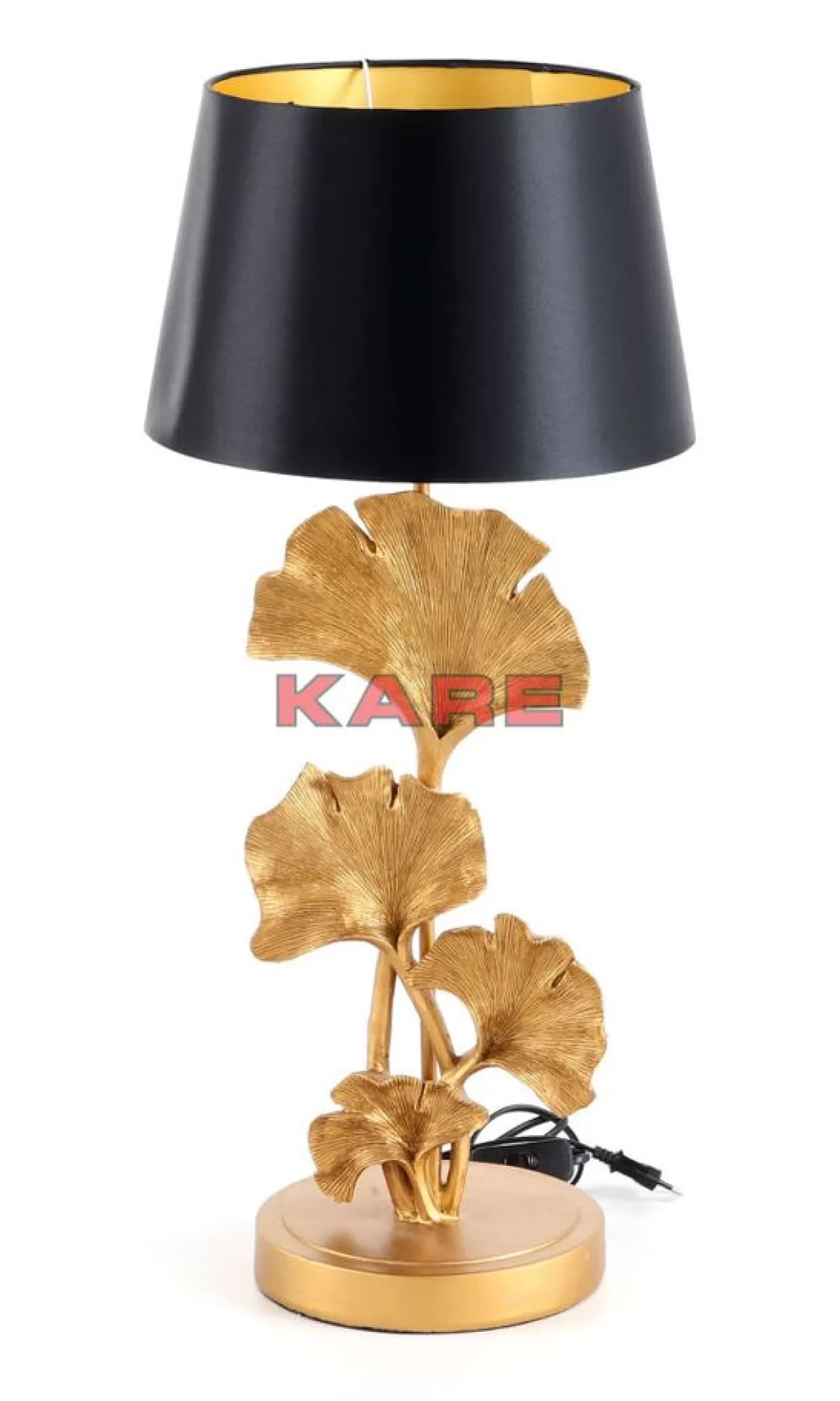 KARE Design Tischleuchten | Tischleuchte Leaf Gold