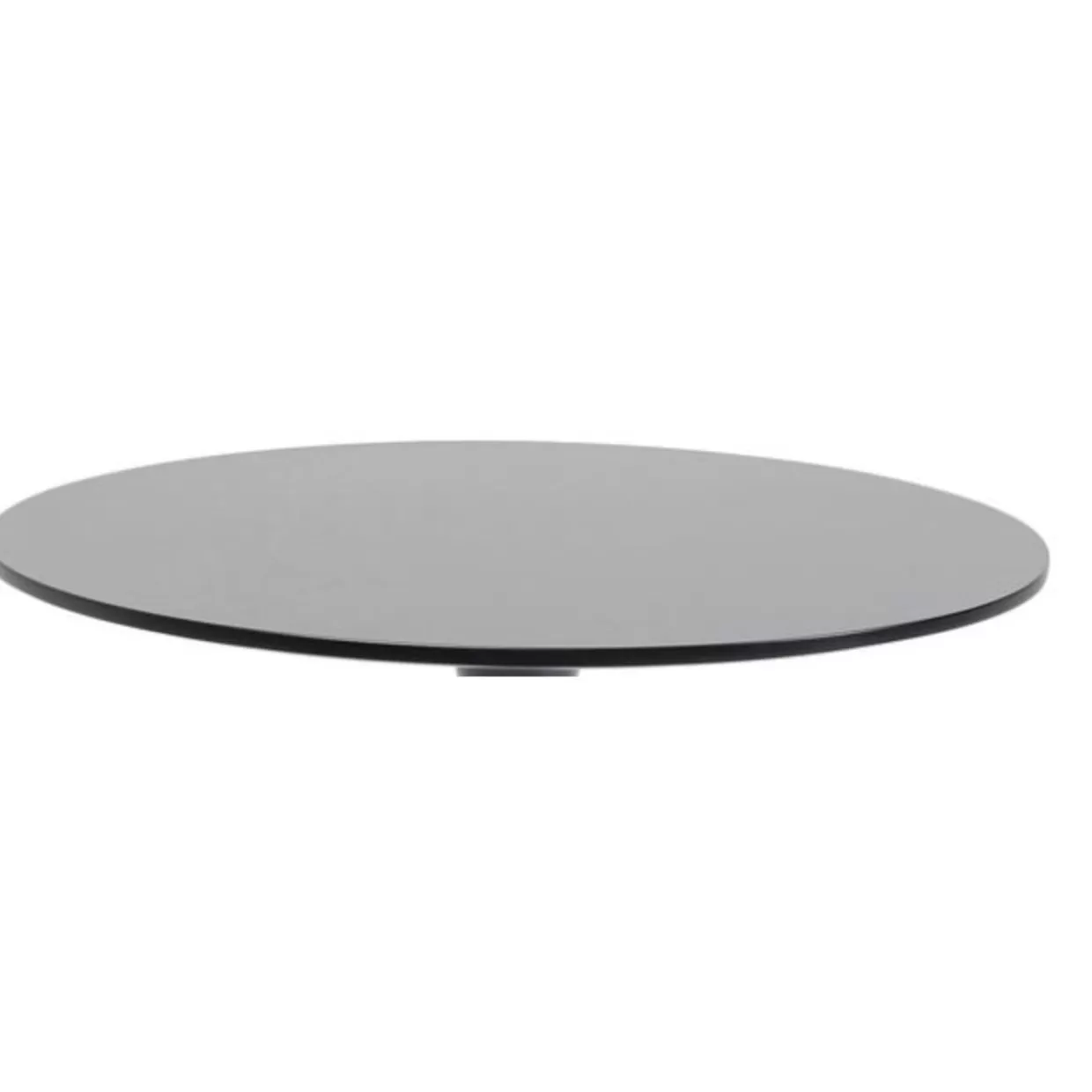 KARE Design Tische | Tischplatte Schickeria Schwarz O80Cm