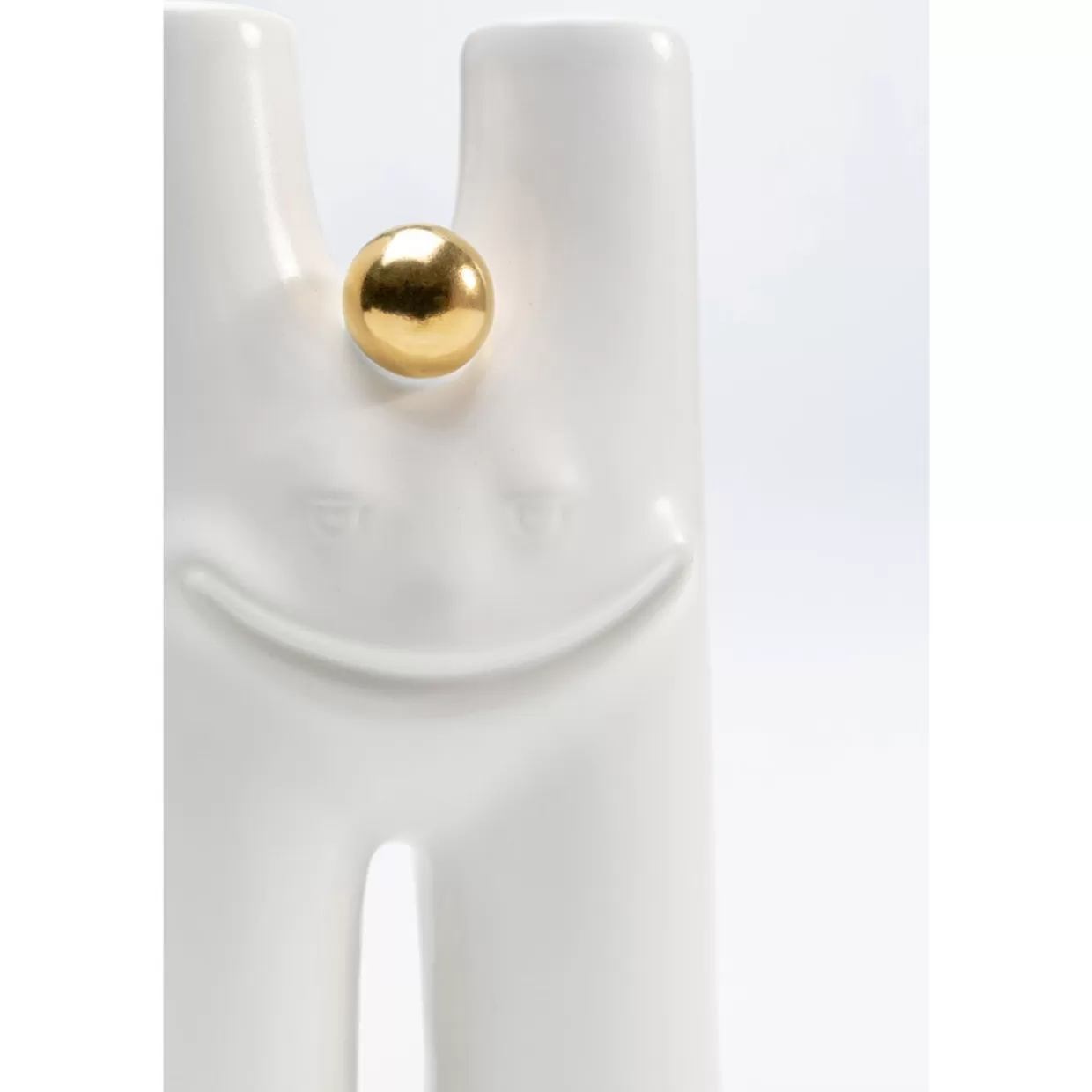 KARE Design Vasen | Vase Funny Teeth Weis 16Cm