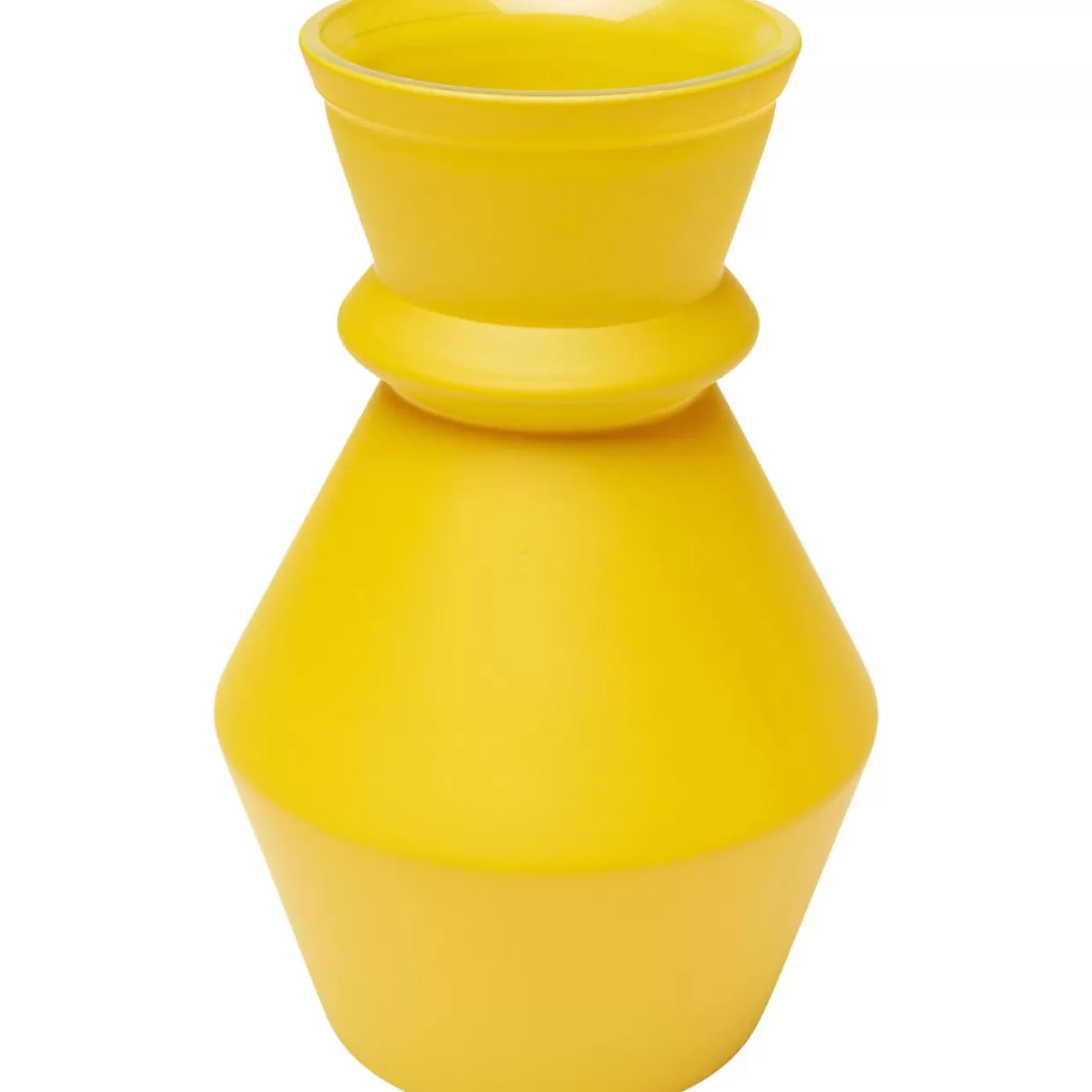 KARE Design Vasen | Vase Gina Gelb 25Cm