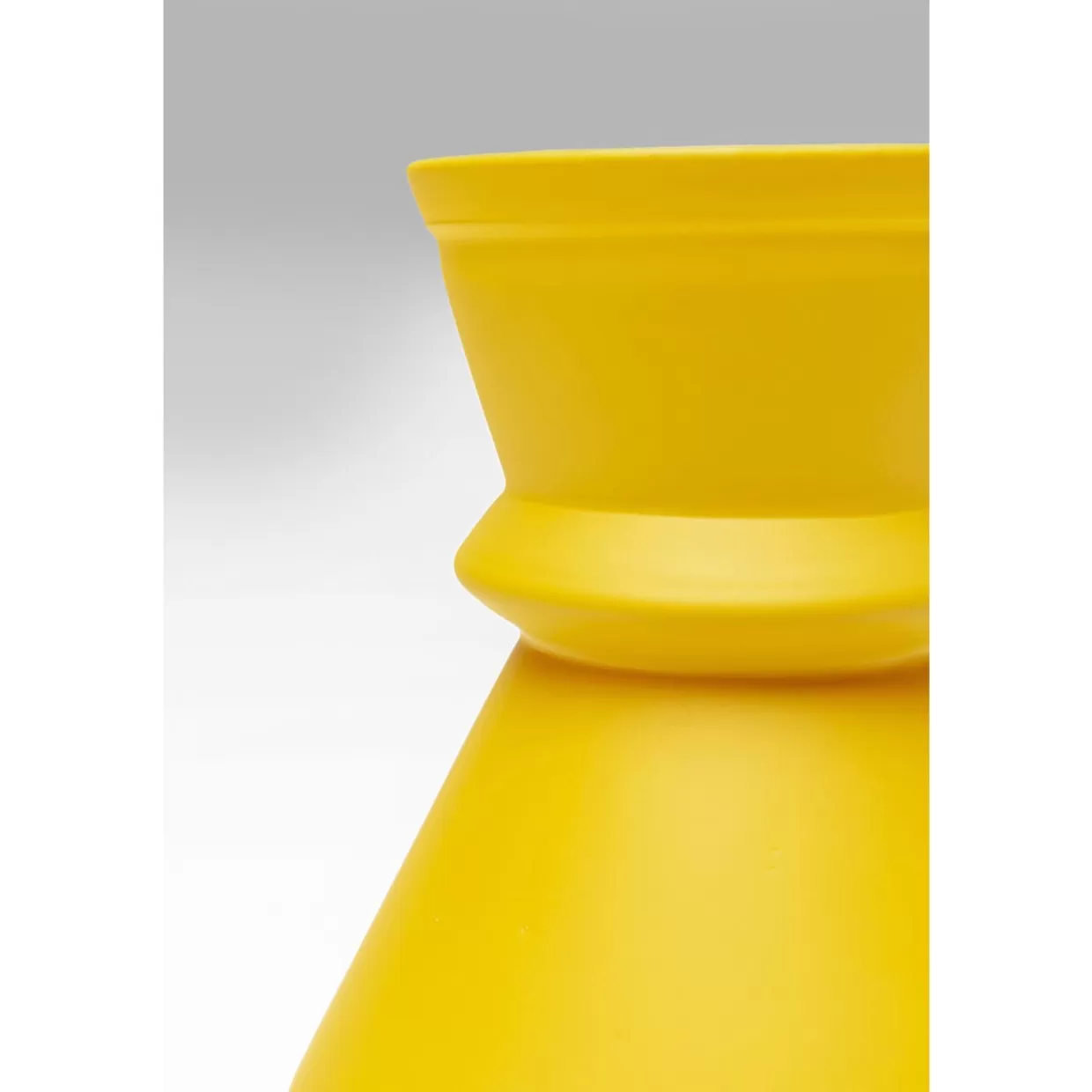 KARE Design Vasen | Vase Gina Gelb 25Cm